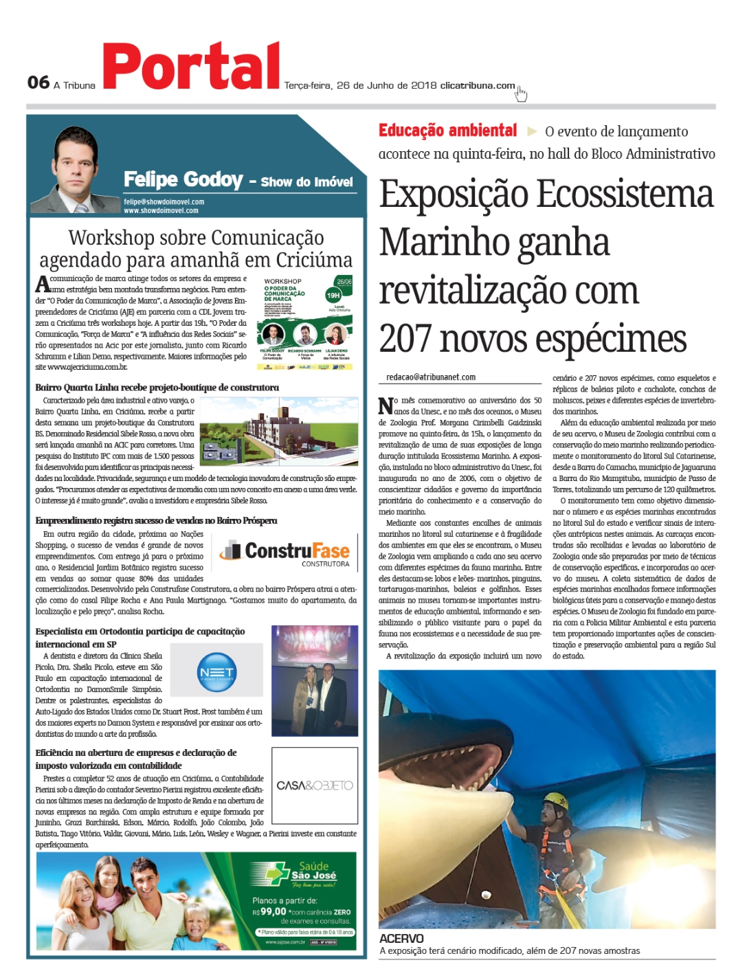 Coluna Jornal A Tribuna 26.06.2018