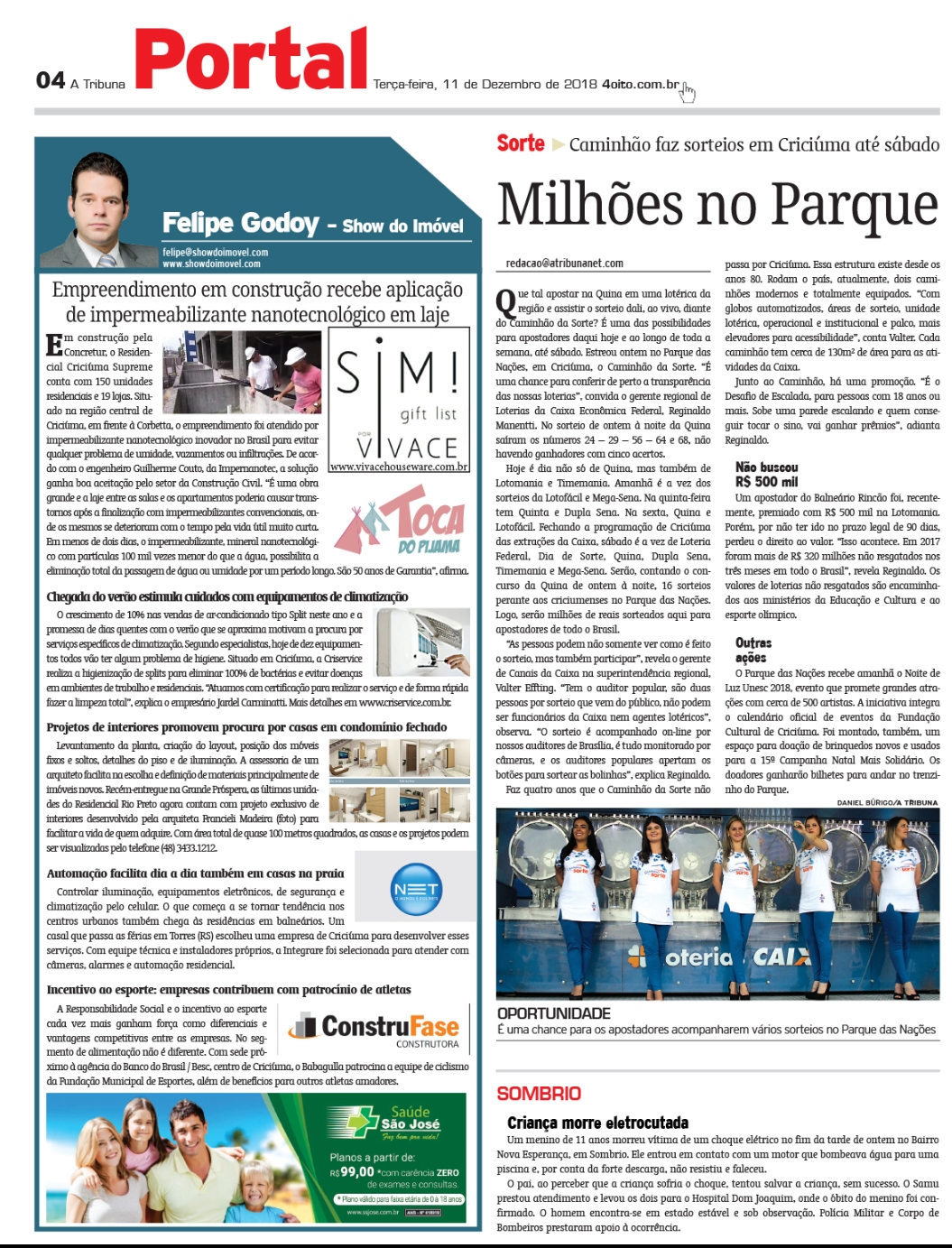 Coluna Jornal A Tribuna 11.12.2018