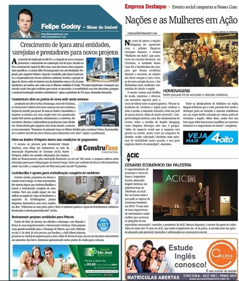 Coluna Jornal A Tribuna - 26.03.2019