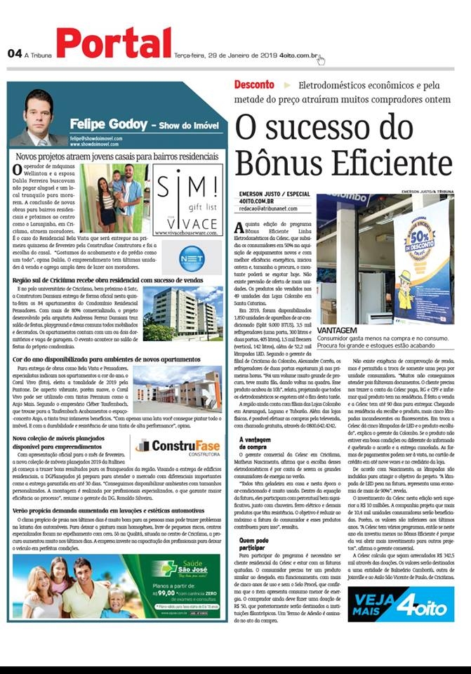 Coluna Jornal A Tribuna 29.01.2019
