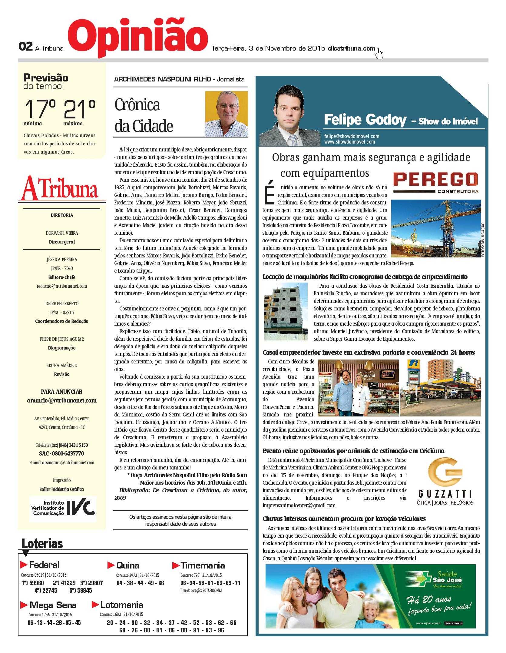 Coluna A Tribuna 03.11.2015