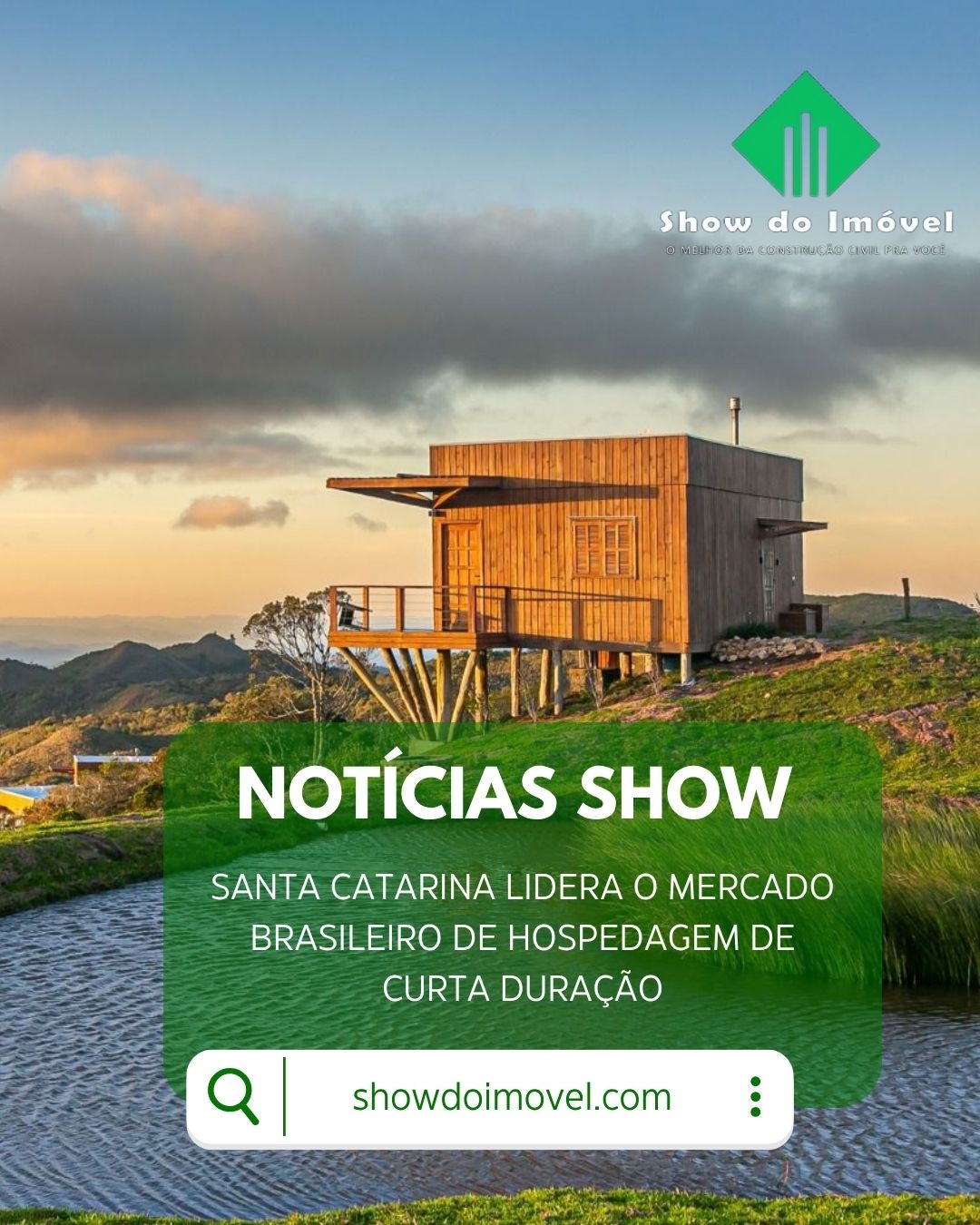 Santa Catarina lidera o mercado brasileiro de hospedagem de curta duração