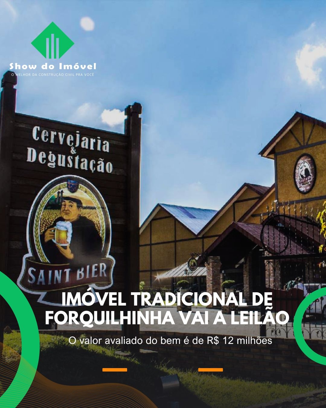 Imóvel milionário que abrigou Saint Bier deve ir a leilão em Forquilhinha