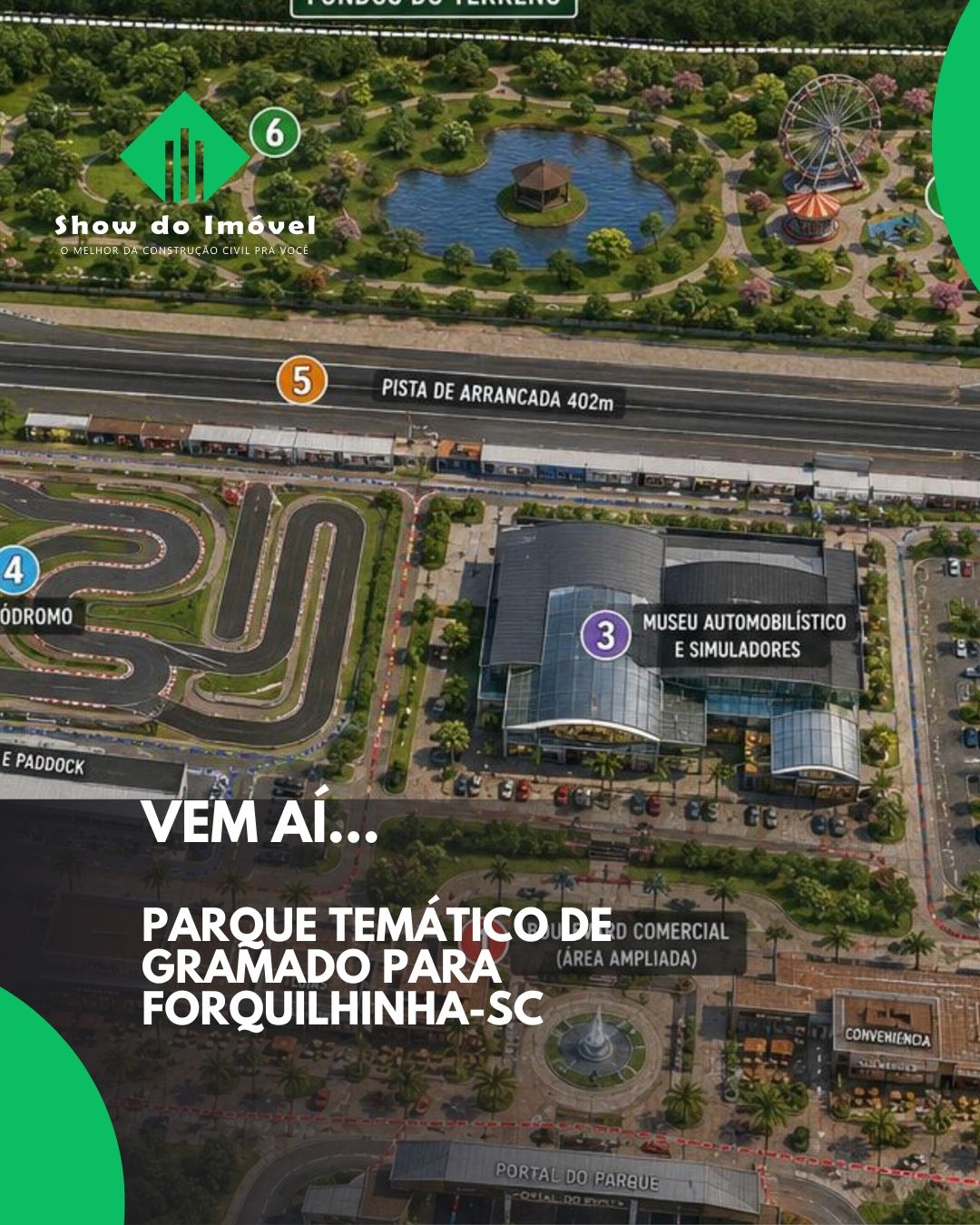 Parque Temático em Forquilhinha - Atrações confirmadas e início das obras ainda em 2026